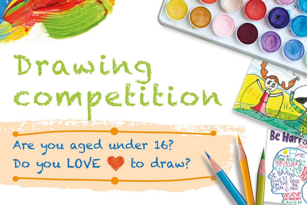 Drawing competition ad