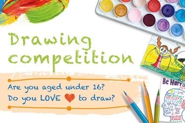 Drawing competition ad