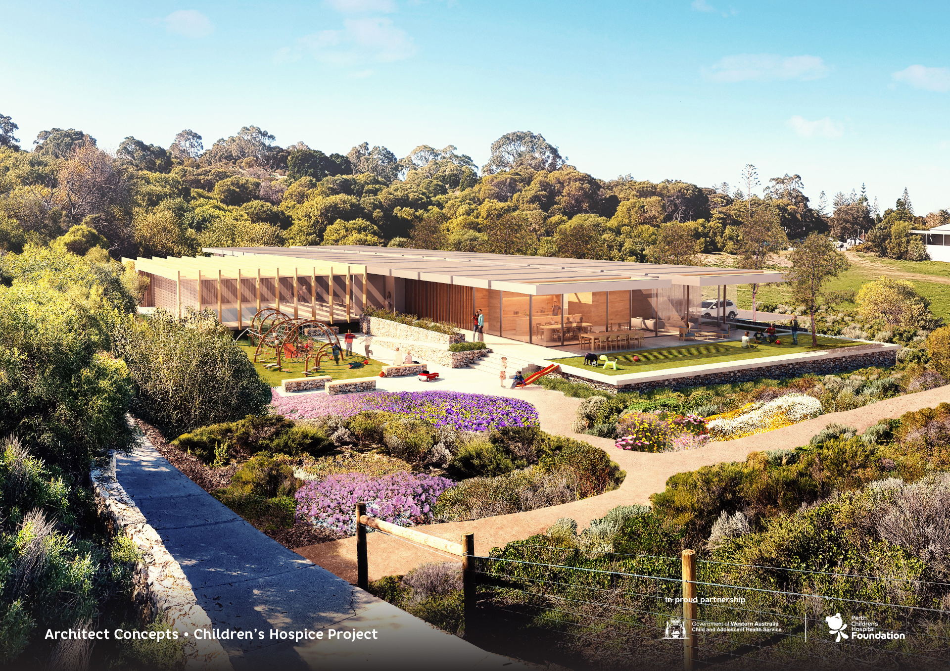 Artist render of the Children's Hospice Project