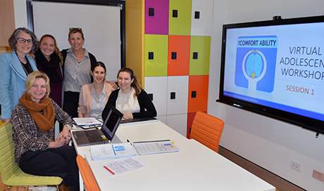 Pain team at PCH: (L-R) Anna Hilyard, Julia Kingsley, Megan McKee, Leasa Ashton, Emily McGurk, Emma Woods.