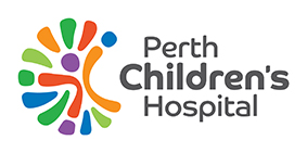 Colourful PCH logo with jellybean shapes surrounding child figure