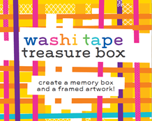 Washi tape treasure box booklet