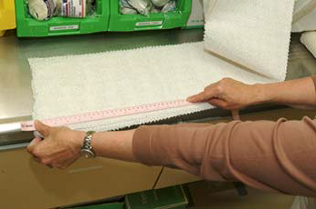 Measure and trim plaster slab