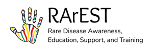 RArEST logo - Rare Disease Awareness, Education, Support and Training